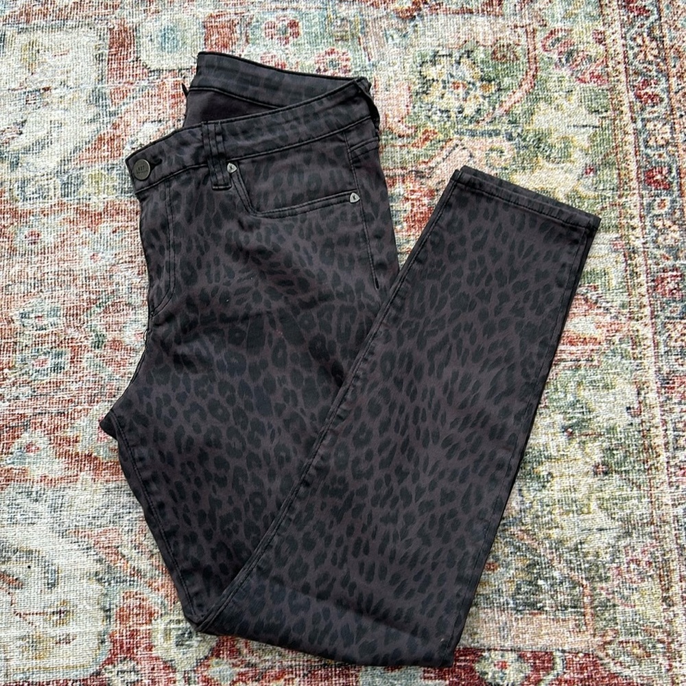 Kut From The Kloth Leopard Print Skinny Jeans
